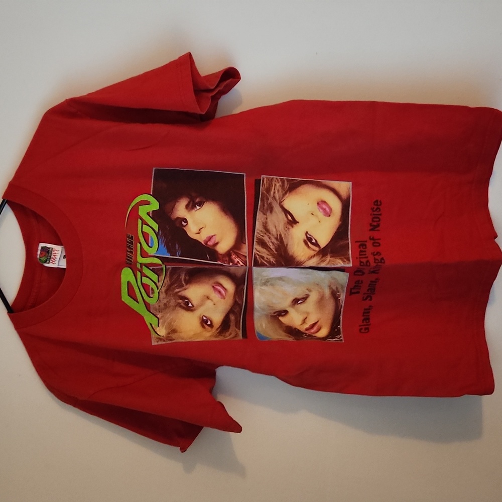 New VINTAGE Poison Concert Shirt